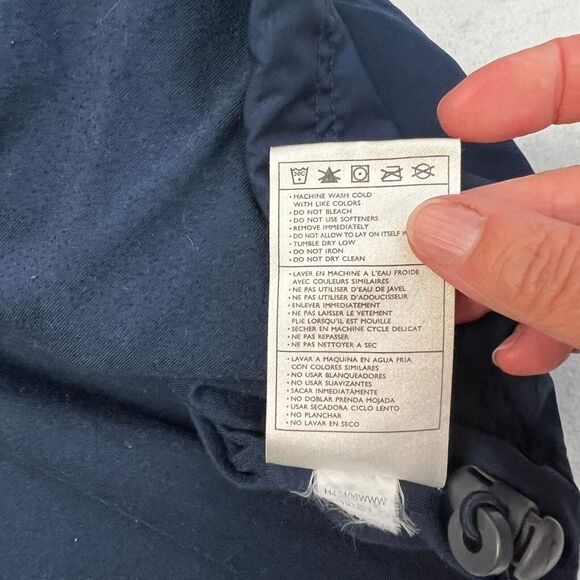 Nike Windbreaker Track Jacket Mens XXL Blue Gold Sports Running Warm Up - Picture 9 of 11